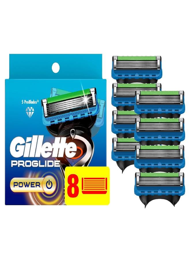 Gillette ProGlide Razor Refills for Men, 8 Razor Blade Refills - Image 1